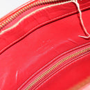 LOUIS VUITTON Monogram Vernis Houston Hand Bag Rouge M91092 LV Auth 194707-24