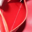 LOUIS VUITTON Monogram Vernis Houston Hand Bag Rouge M91092 LV Auth 194707-28