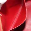 LOUIS VUITTON Monogram Vernis Houston Hand Bag Rouge M91092 LV Auth 194707-29