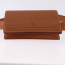 LOUIS VUITTON Epi Ceinture Tilsitt Pochette Zipangu Gold M52598 LV Auth 194712V-6