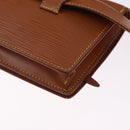 LOUIS VUITTON Epi Ceinture Tilsitt Pochette Zipangu Gold M52598 LV Auth 194712V-18