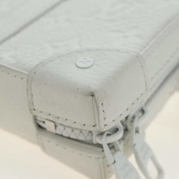 LOUIS VUITTON Taurillon Clemence Soft Trunk LV Friends M80146 Auth 194713SAM