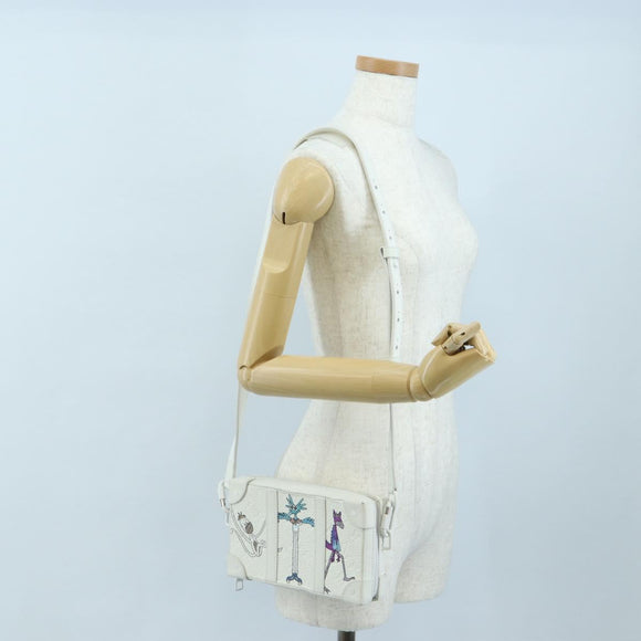 LOUIS VUITTON Taurillon Clemence Soft Trunk LV Friends M80146 Auth 194713SAM
