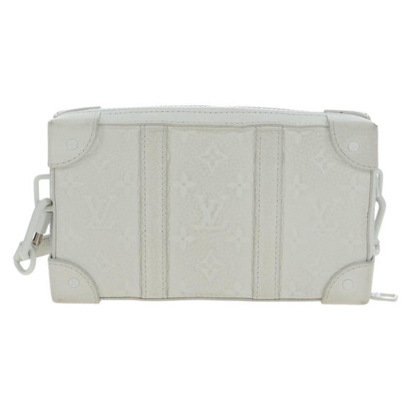 LOUIS VUITTON Taurillon Clemence Soft Trunk LV Friends M80146 Auth 194713SAM