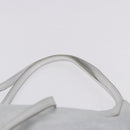 TIFFANY&Co. Tote Bag Suede Turquoise Blue Silver Auth 194717A-8