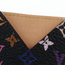 LOUIS VUITTON Monogram Multicolor Etui Hand Mirror Black M92651 LV Auth 194718V-12