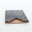LOUIS VUITTON Monogram Multicolor Etui Hand Mirror Black M92651 LV Auth 194718V-6
