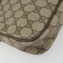 GUCCI GG Supreme Shoulder Bag PVC Beige Gold 97 02 068 Auth 194731-11
