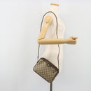 GUCCI GG Supreme Shoulder Bag PVC Beige Gold 97 02 068 Auth 194731-21