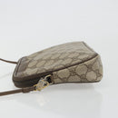 GUCCI GG Supreme Shoulder Bag PVC Beige Gold 97 02 068 Auth 194731-5