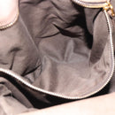 Miu Miu Hand Bag Leather 2way Brown Gold Auth 194733V-23