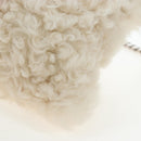 Miu Miu Chain Shoulder Bag fur Pink Silver Auth 194738V-17