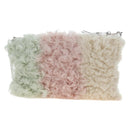 Miu Miu Chain Shoulder Bag fur Pink Silver Auth 194738V-2