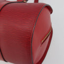LOUIS VUITTON Epi Soufflot Hand Bag Red M52227 LV Auth 194739-14