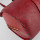 LOUIS VUITTON Epi Soufflot Hand Bag Red M52227 LV Auth 194739-10