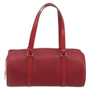 LOUIS VUITTON Epi Soufflot Hand Bag Red M52227 LV Auth 194739-13