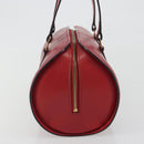 LOUIS VUITTON Epi Soufflot Hand Bag Red M52227 LV Auth 194739-3