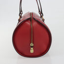 LOUIS VUITTON Epi Soufflot Hand Bag Red M52227 LV Auth 194739-4