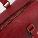 LOUIS VUITTON Epi Soufflot Hand Bag Red M52227 LV Auth 194739-7