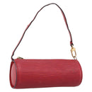 LOUIS VUITTON Epi Soufflot Pouch Accessory Pouch Red LV Auth 194740-1