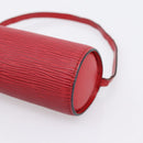 LOUIS VUITTON Epi Soufflot Pouch Accessory Pouch Red LV Auth 194740-12