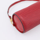 LOUIS VUITTON Epi Soufflot Pouch Accessory Pouch Red LV Auth 194740-13