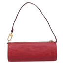 LOUIS VUITTON Epi Soufflot Pouch Accessory Pouch Red LV Auth 194740-3
