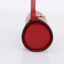 LOUIS VUITTON Epi Soufflot Pouch Accessory Pouch Red LV Auth 194740-4