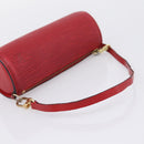 LOUIS VUITTON Epi Soufflot Pouch Accessory Pouch Red LV Auth 194740-7