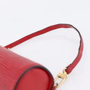 LOUIS VUITTON Epi Soufflot Pouch Accessory Pouch Red LV Auth 194740-8