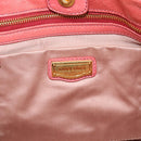 Miu Miu Hand Bag Leather 2way Pink Gold Auth 194741V-19