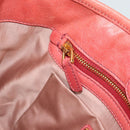 Miu Miu Hand Bag Leather 2way Pink Gold Auth 194741V-22