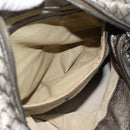 BOTTEGA VENETA INTRECCIATO Shoulder Bag Leather Silver Auth 194742V-22