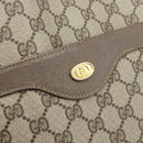 GUCCI GG Supreme Web Sherry Line Tote Bag PVC Beige Gold 40 02 003 Auth 194744-14