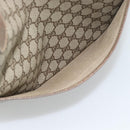GUCCI GG Supreme Web Sherry Line Tote Bag PVC Beige Gold 40 02 003 Auth 194744-20