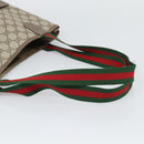 GUCCI GG Supreme Web Sherry Line Tote Bag PVC Beige Gold 40 02 003 Auth 194744-7