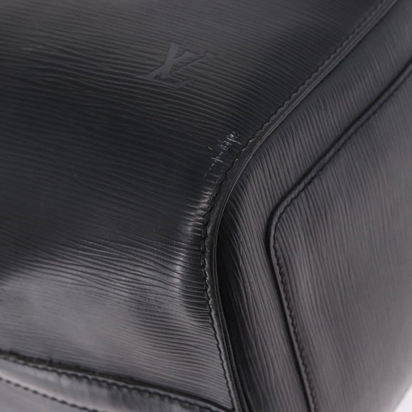 LOUIS VUITTON Epi Keepall 45 Boston Bag Black M42972 LV Auth 194748