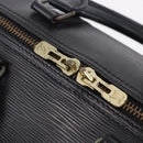 LOUIS VUITTON Epi Keepall 45 Boston Bag Black M42972 LV Auth 194748-10
