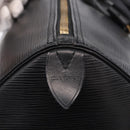 LOUIS VUITTON Epi Keepall 45 Boston Bag Black M42972 LV Auth 194748-20
