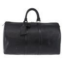 LOUIS VUITTON Epi Keepall 45 Boston Bag Black M42972 LV Auth 194748-13