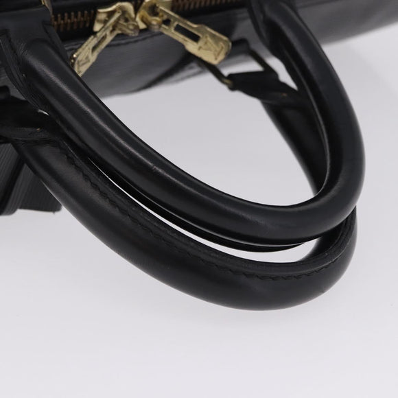 LOUIS VUITTON Epi Keepall 45 Boston Bag Black M42972 LV Auth 194748