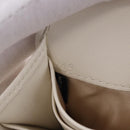 Miu Miu Matelasse Chain Shoulder Pouch Shoulder Bag Leather White Auth 194749M-22