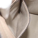 CELINE Luggage Micro shopper Hand Bag Leather Beige Auth 194755SAM-23