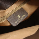 GUCCI GG Supreme Web Sherry Line Bag PVC Beige Gold 904 02 001 Auth 194758-16