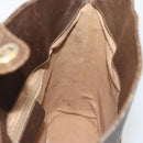 GUCCI GG Supreme Web Sherry Line Bag PVC Beige Gold 904 02 001 Auth 194758-18