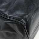 Miu Miu Hand Bag Leather 2way Black Gold Auth 194760V-17