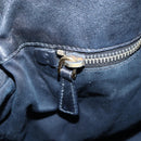 Miu Miu Hand Bag Leather 2way Black Gold Auth 194760V-26