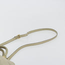 Miu Miu Hand Bag Leather 2way Beige Gold Auth 194764V-10