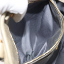 Miu Miu Hand Bag Leather 2way Beige Gold Auth 194764V-22