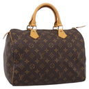 LOUIS VUITTON Monogram Speedy 30 Hand Bag M41526 LV Auth 194768V-1
